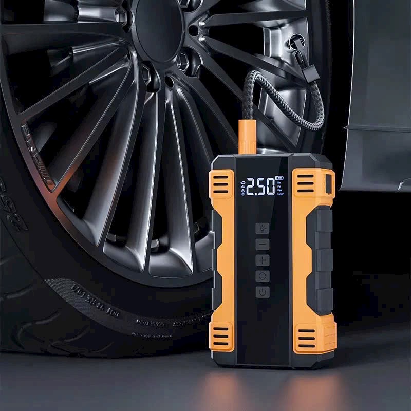 Bơm Lốp Kích Bình Điện Tử 4 in 1
