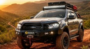 Phụ kiện xe offroad giúp bảo vệ xe, tăng ánh sáng, sức kéo và khả năng vượt địa hình khó